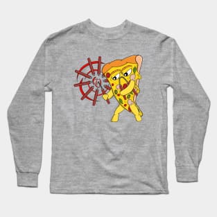 Funny Martial Arts Pizza Long Sleeve T-Shirt